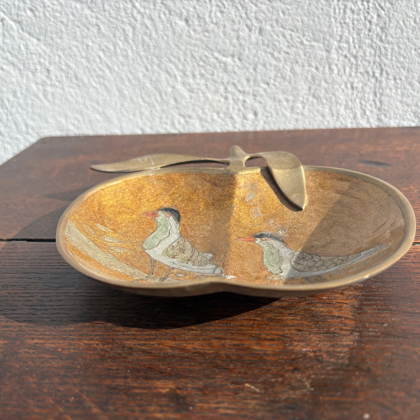 Vide poche pomme laiton