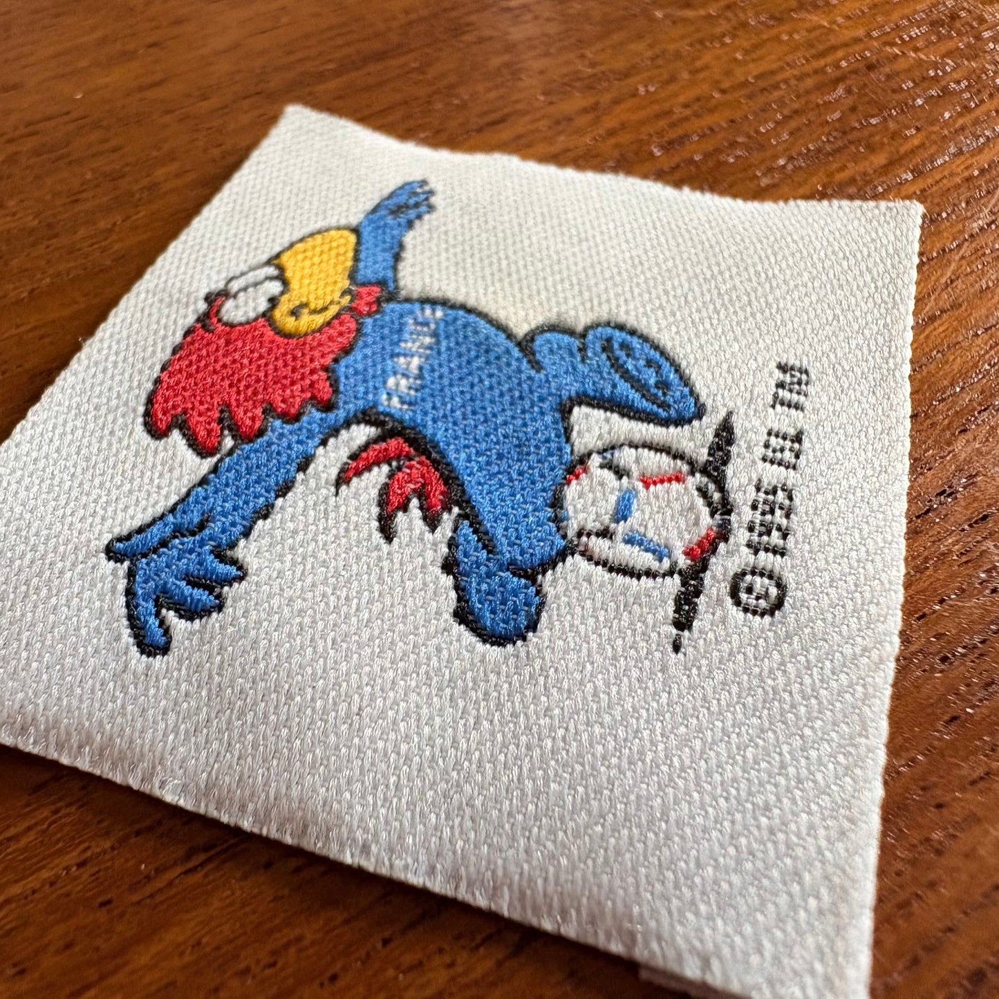 Patch vêtement coupe du monde de football 98