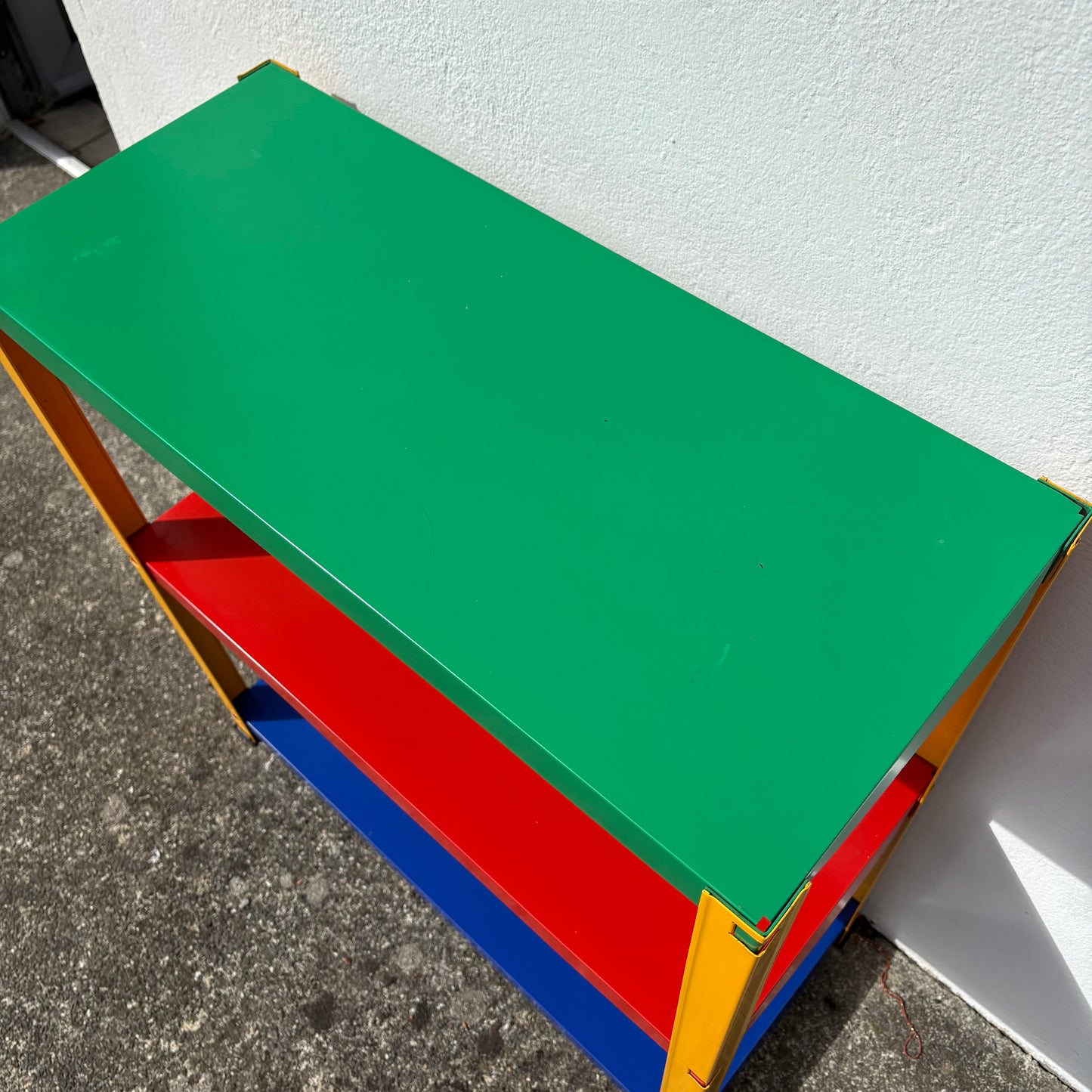 Étagère métallique années 80