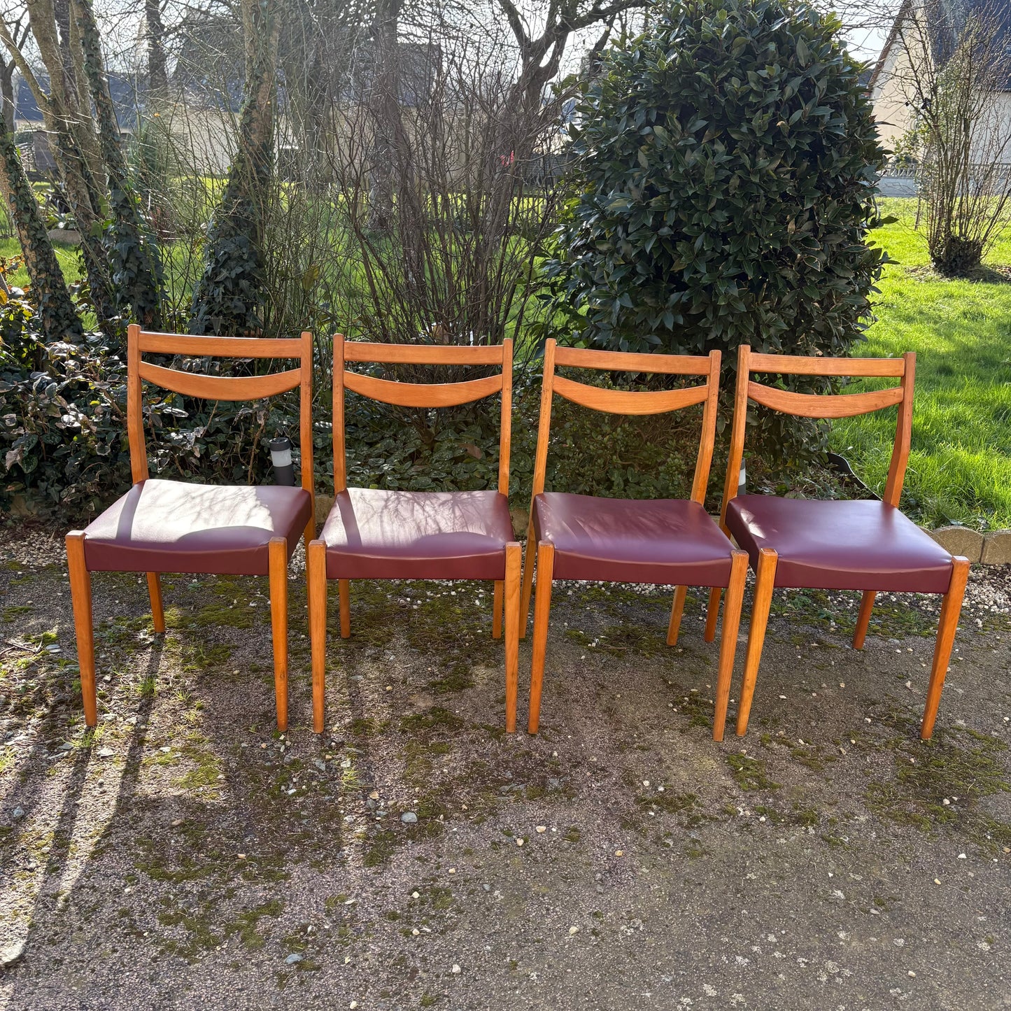 Lot de 4 chaises style scandinave