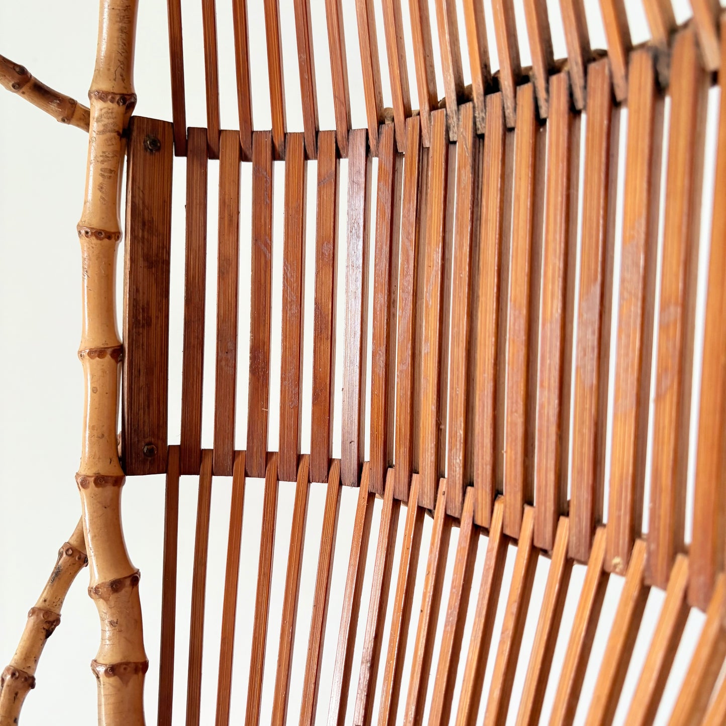 Panier en bois et bambou