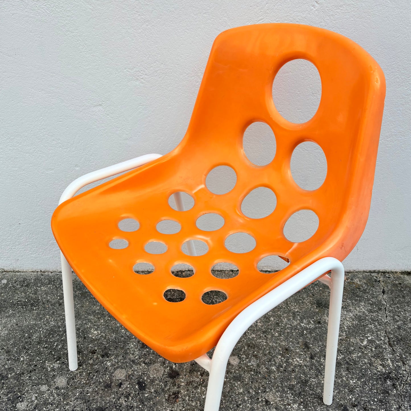 Chaise Sicopal orange