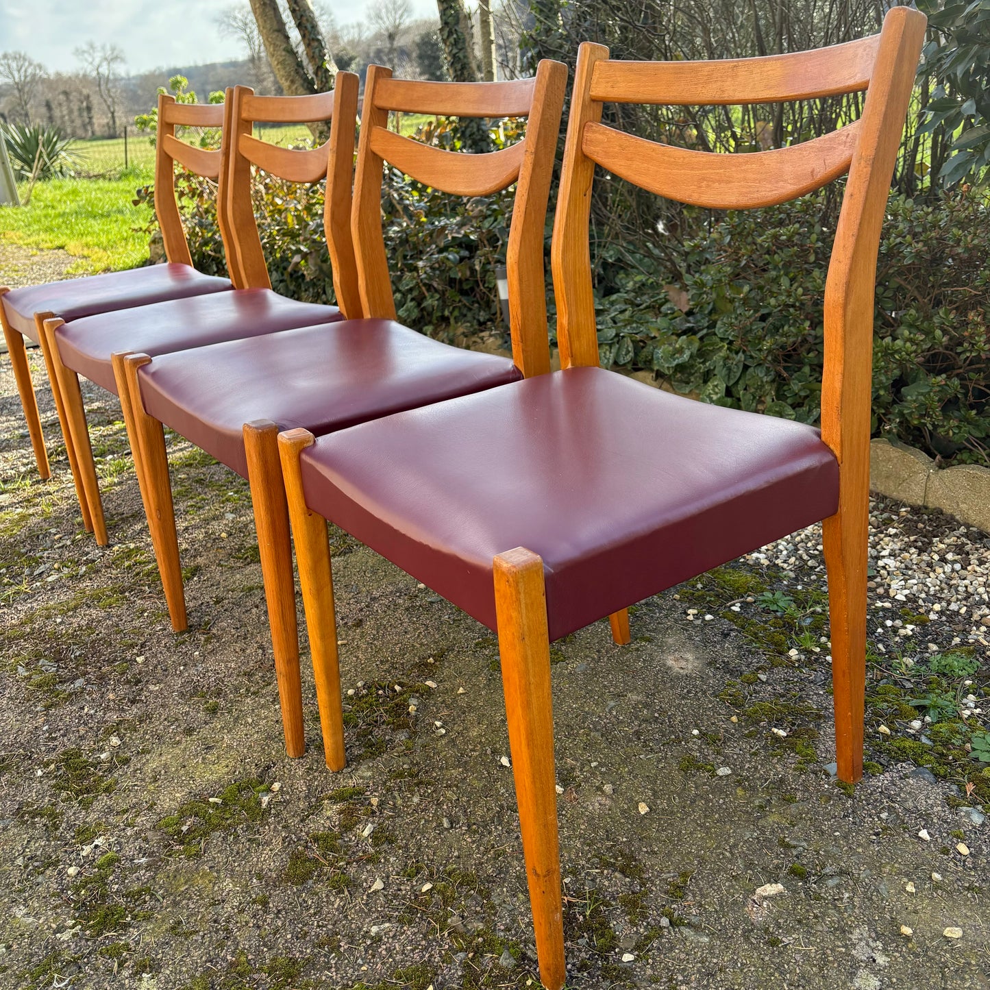 Lot de 4 chaises style scandinave
