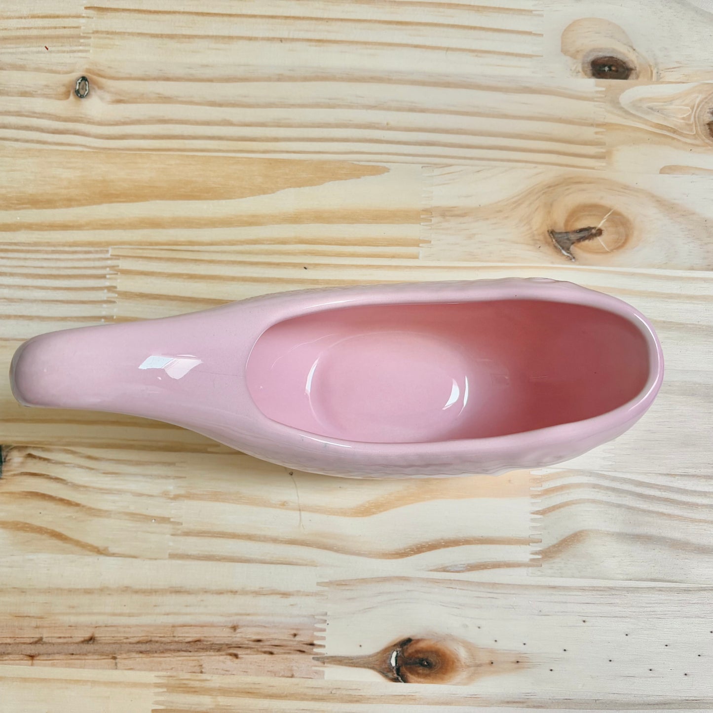 Saucière en forme de poisson rose