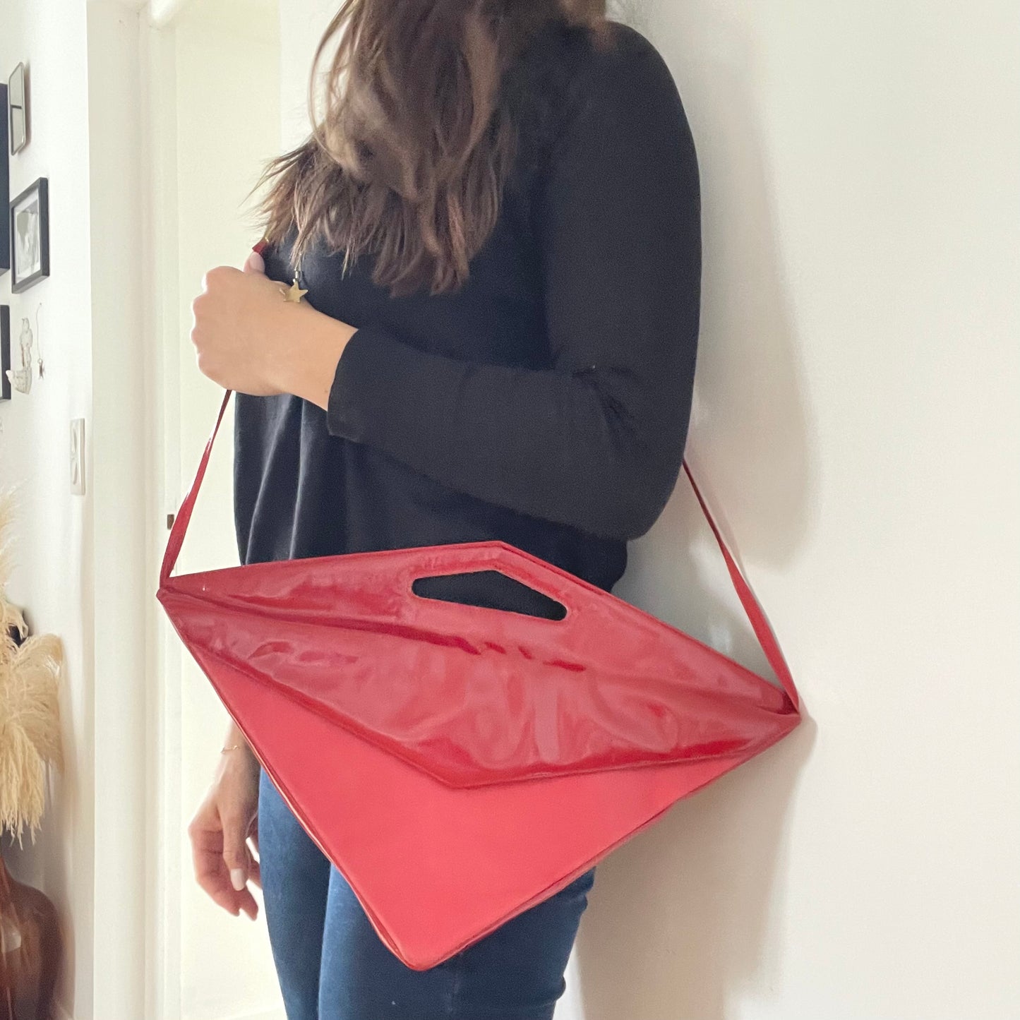 Sac triangle rouge