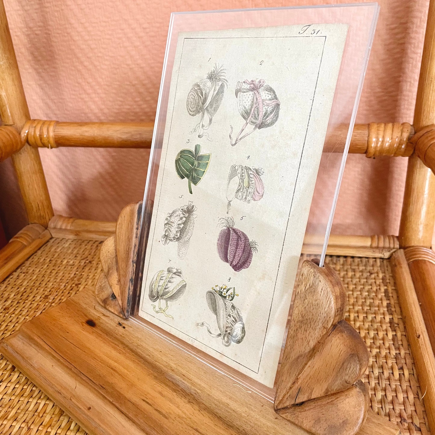 Encadrement art déco en bois