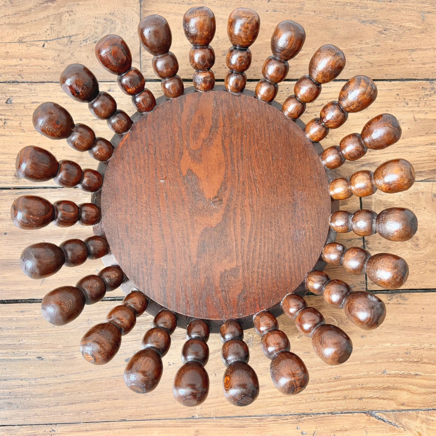 Corbeille en bois tourné