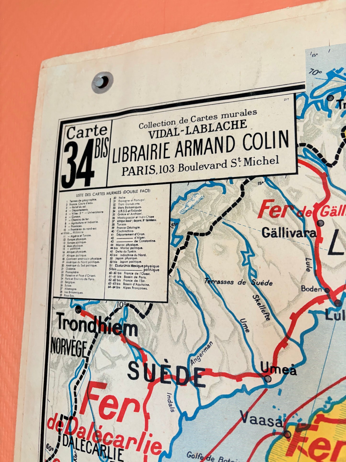 Carte scolaire URSS