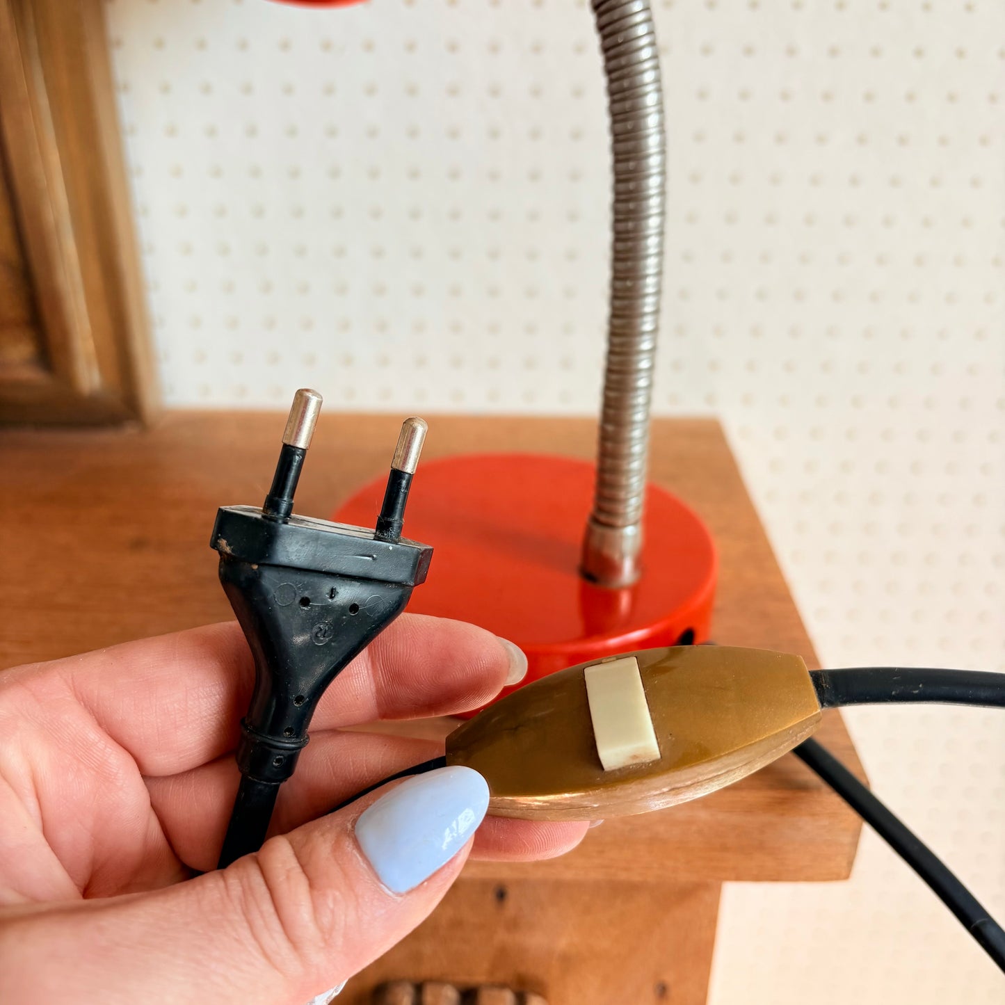 Lampe de bureau Veb Narva années 70