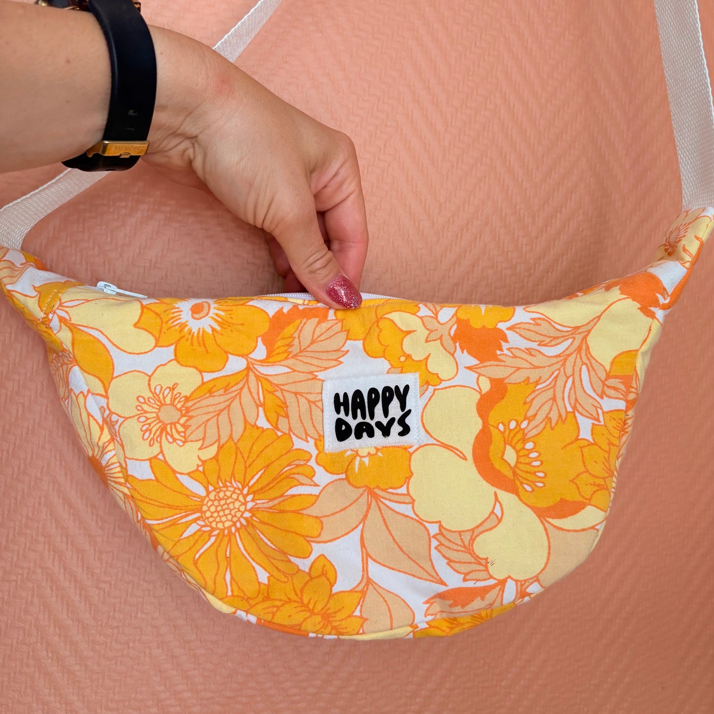 Sac avec tissu vintage