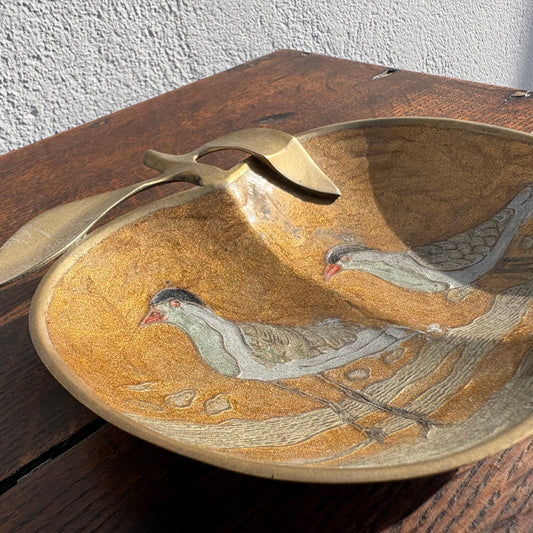 Vide poche pomme laiton