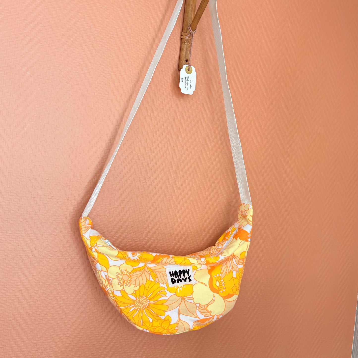 Sac avec tissu vintage