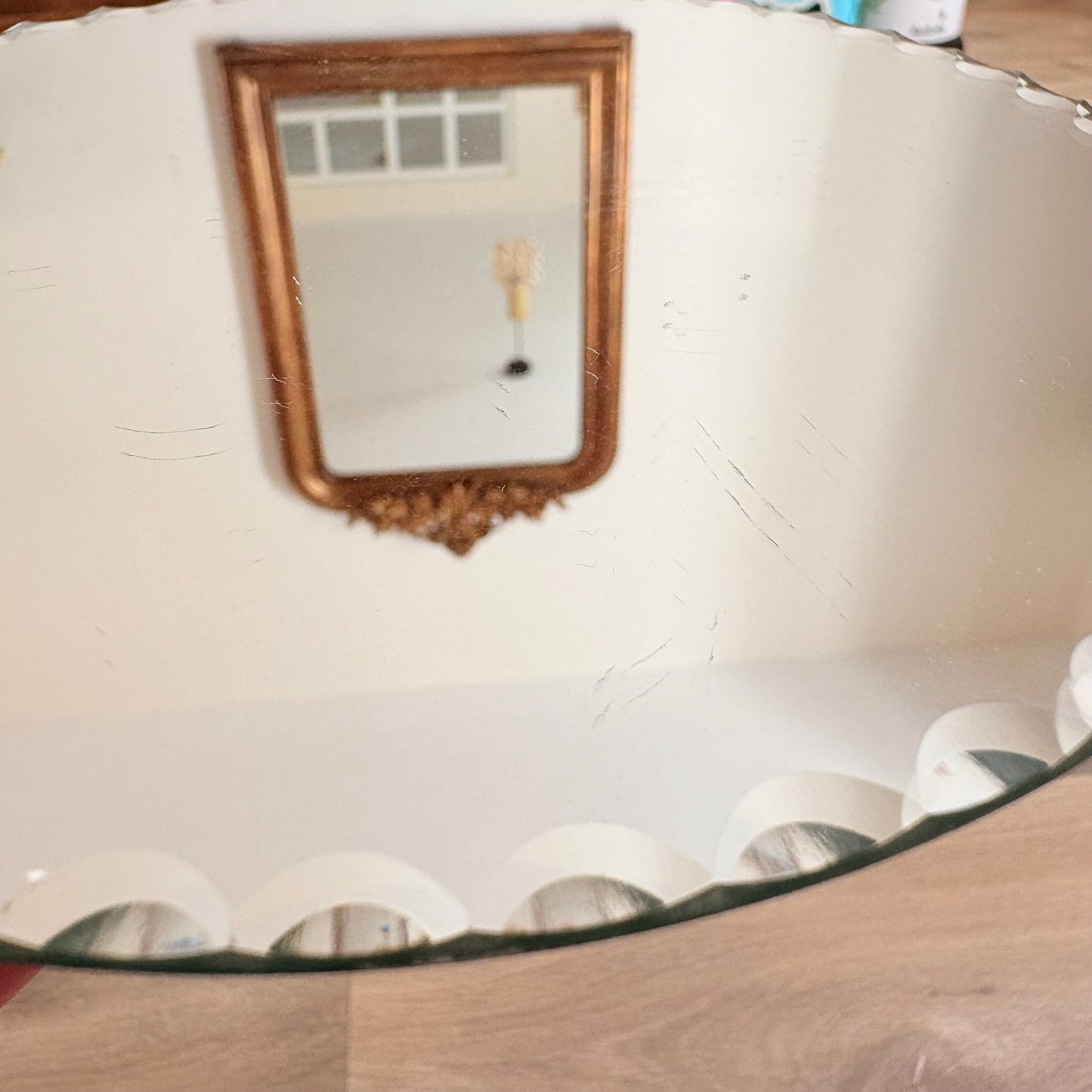 Paire de miroirs biseautés