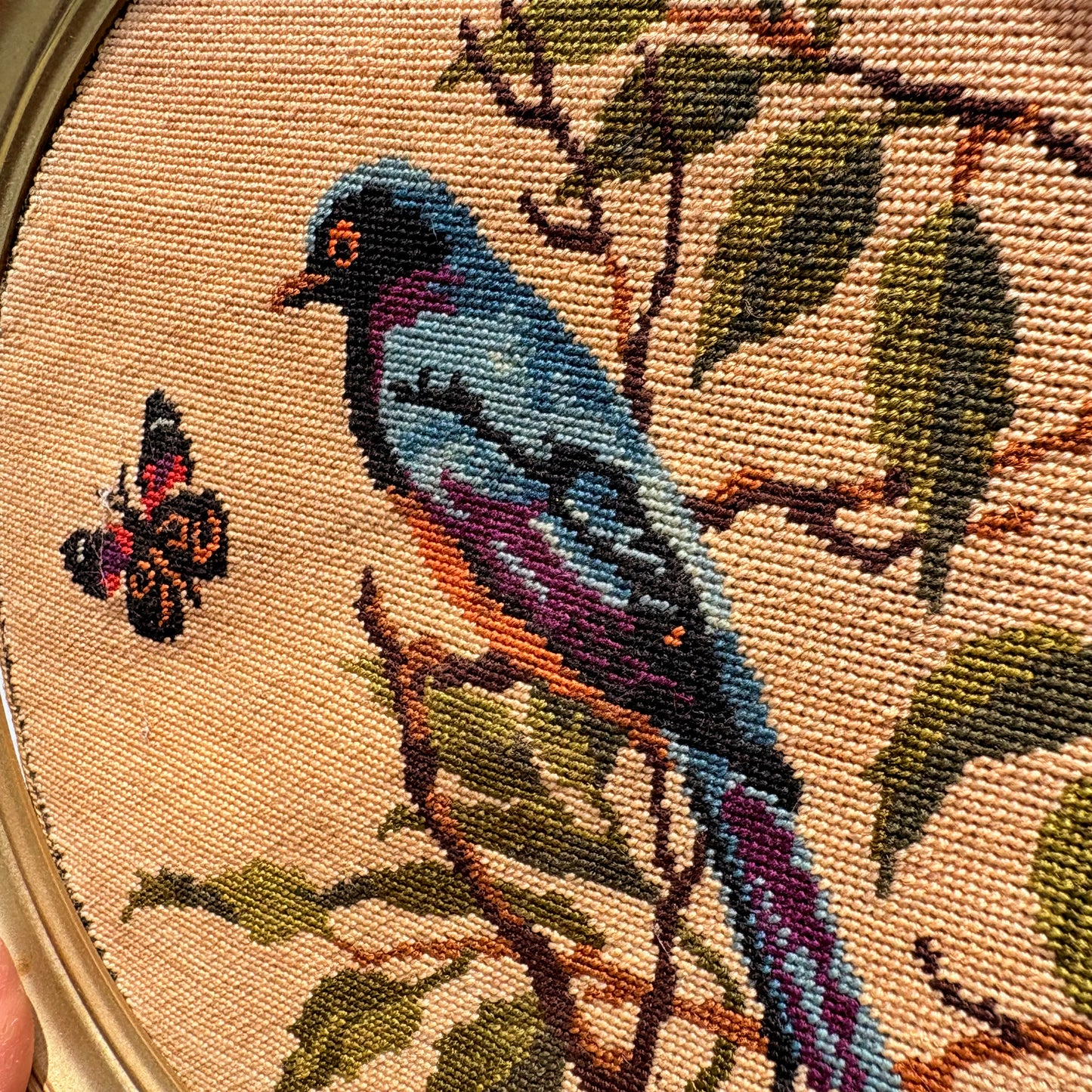 Canevas motif d’oiseau