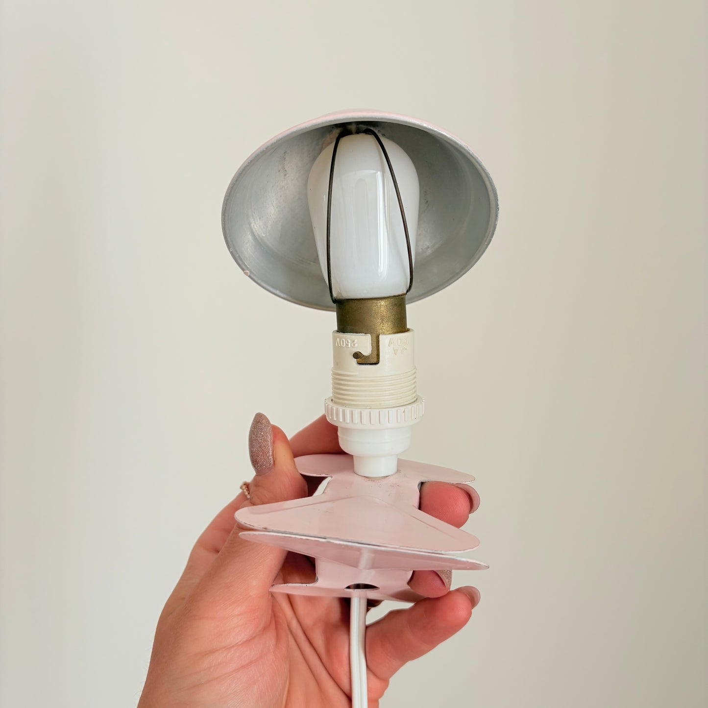 Lampe champignon à pince