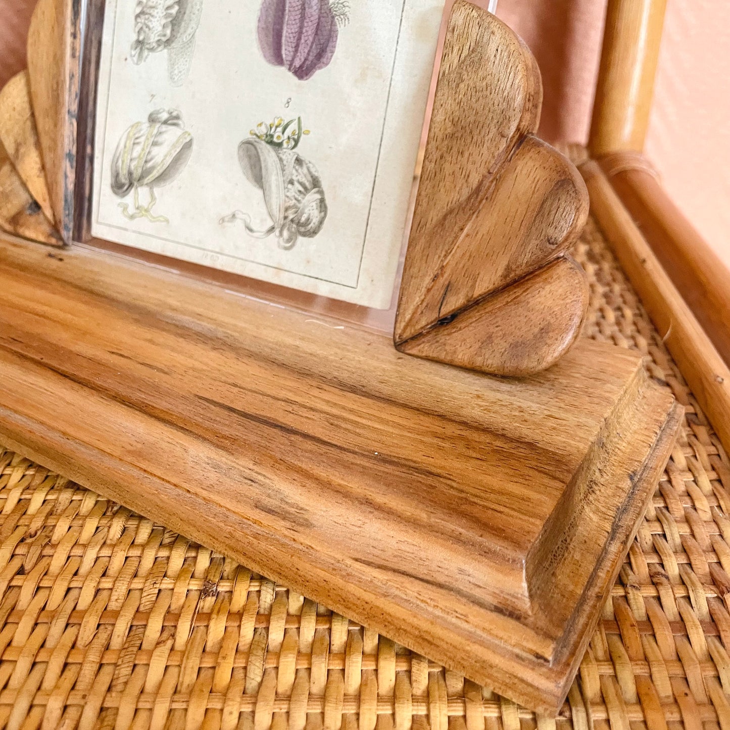 Encadrement art déco en bois