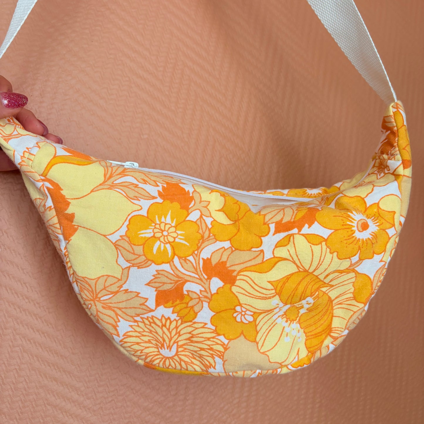Sac avec tissu vintage