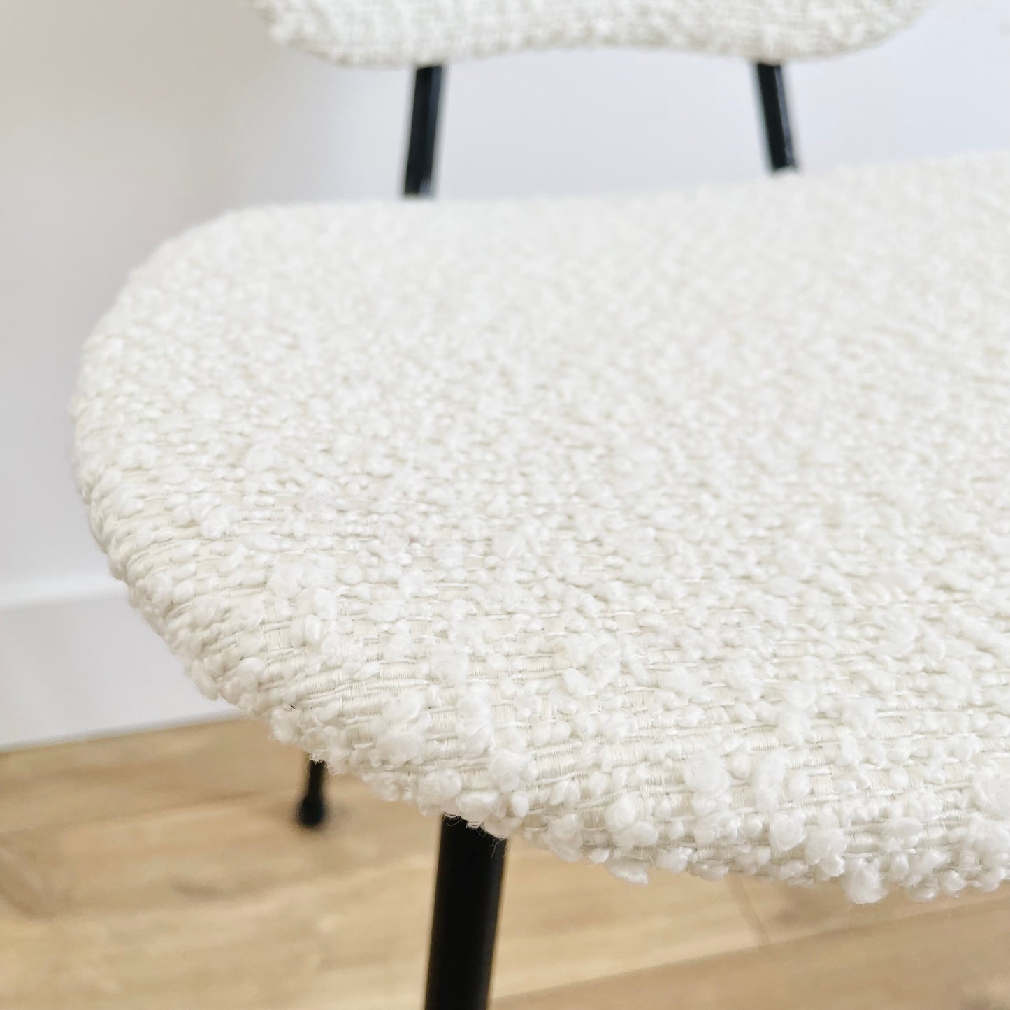 Chaise bouclette années 50