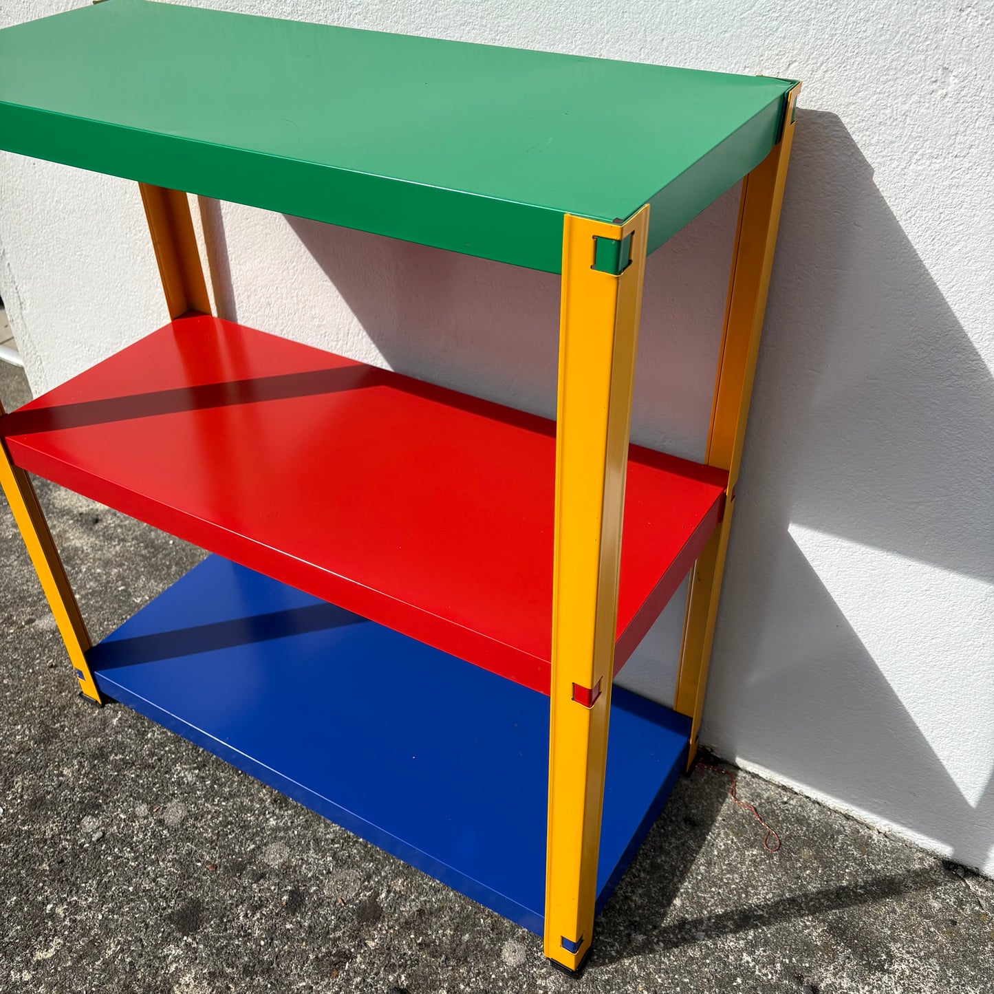 Étagère métallique années 80