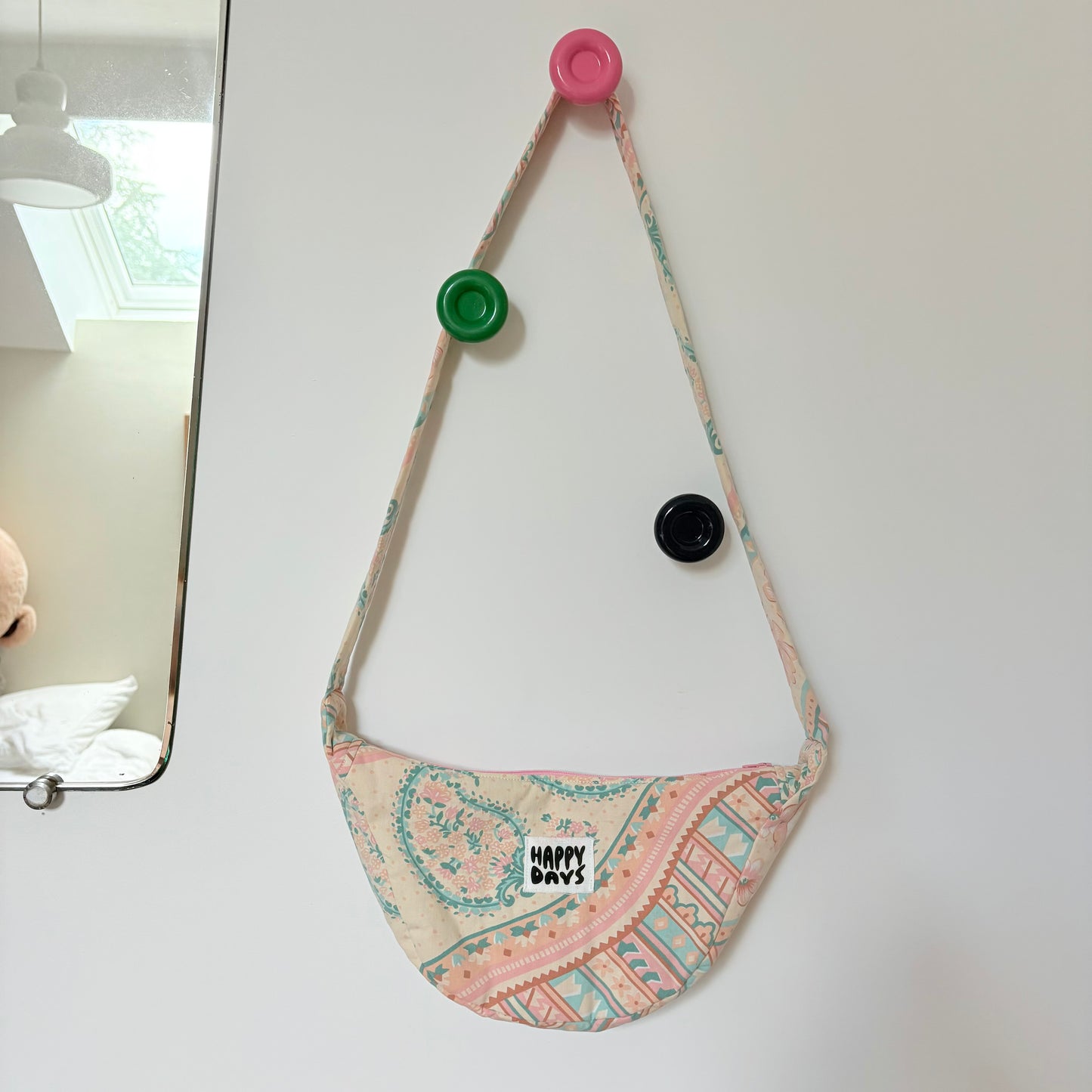 Sac demi lune pastel