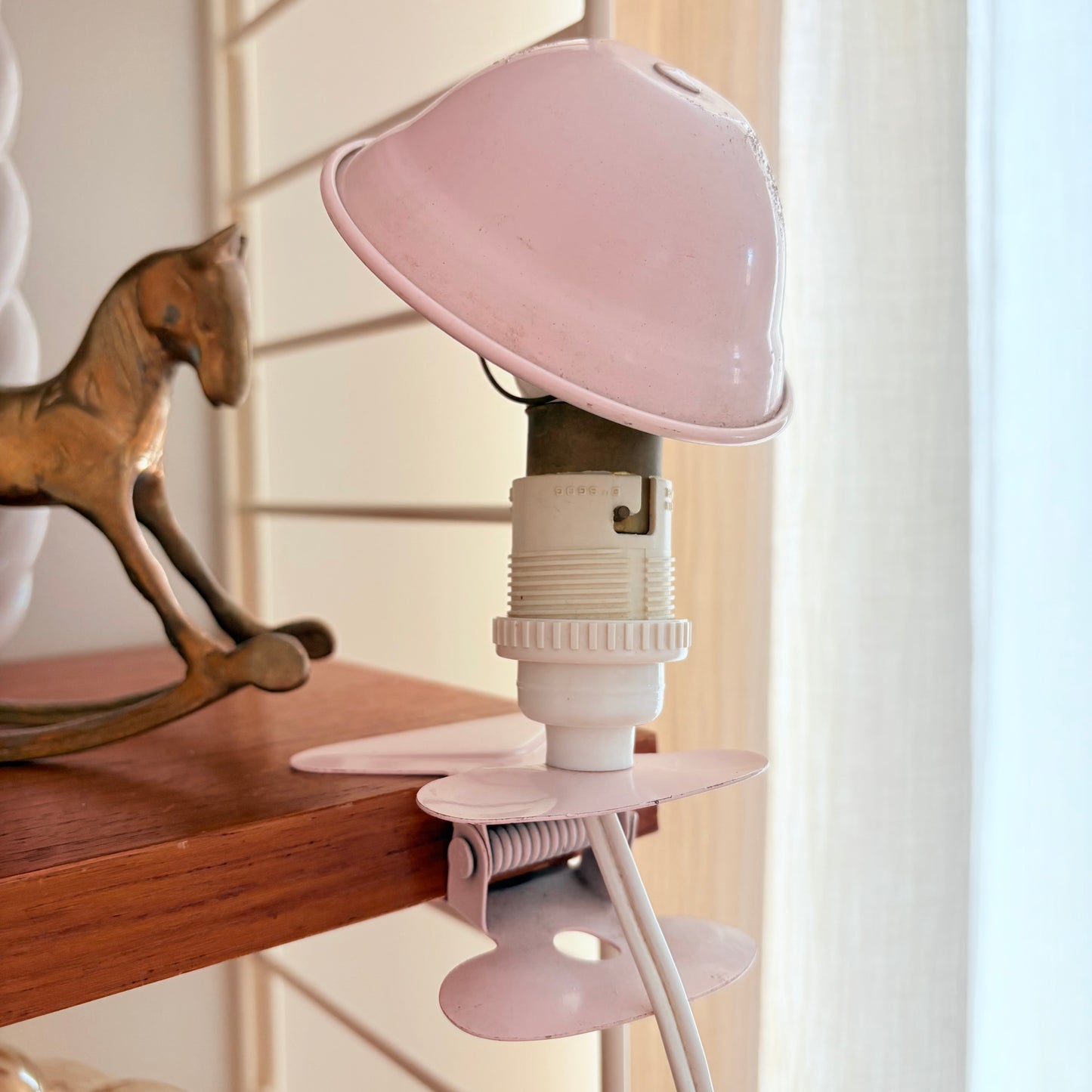 Lampe champignon à pince