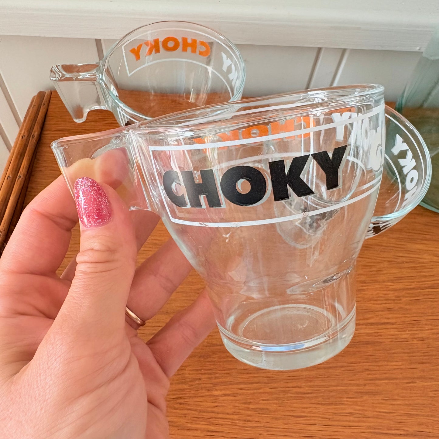 Lot de 3 tasses Choky en verre