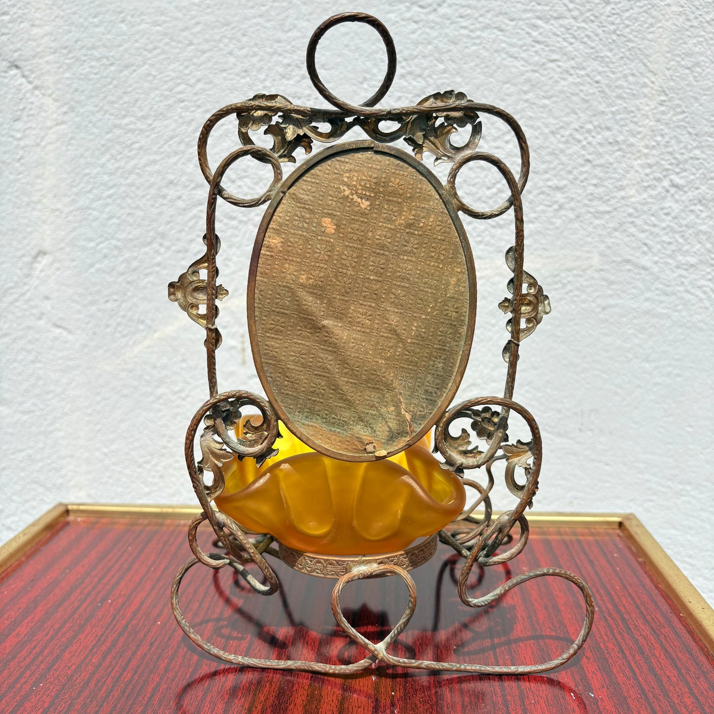 Baguier miroir XIX eme siècle