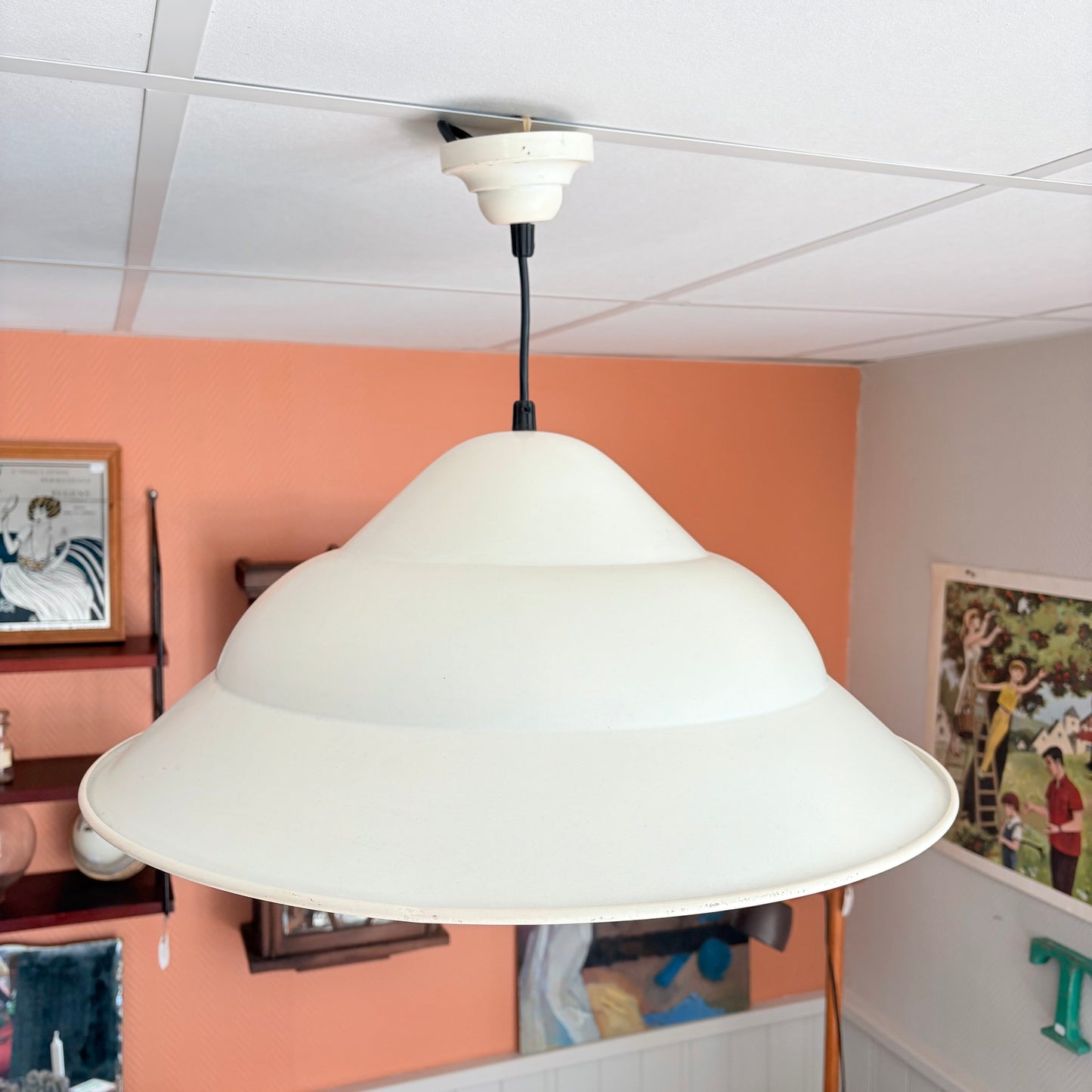 Suspension industrielle vintage