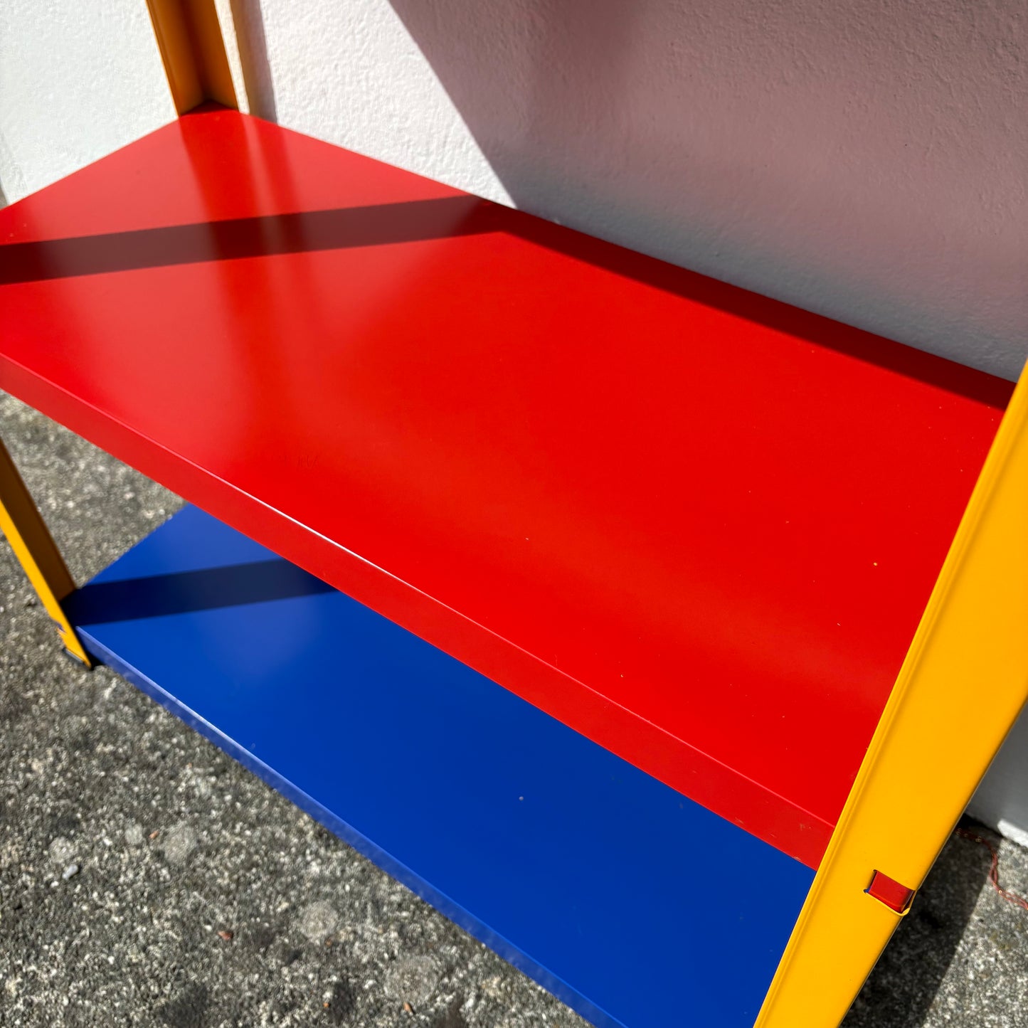 Étagère métallique années 80