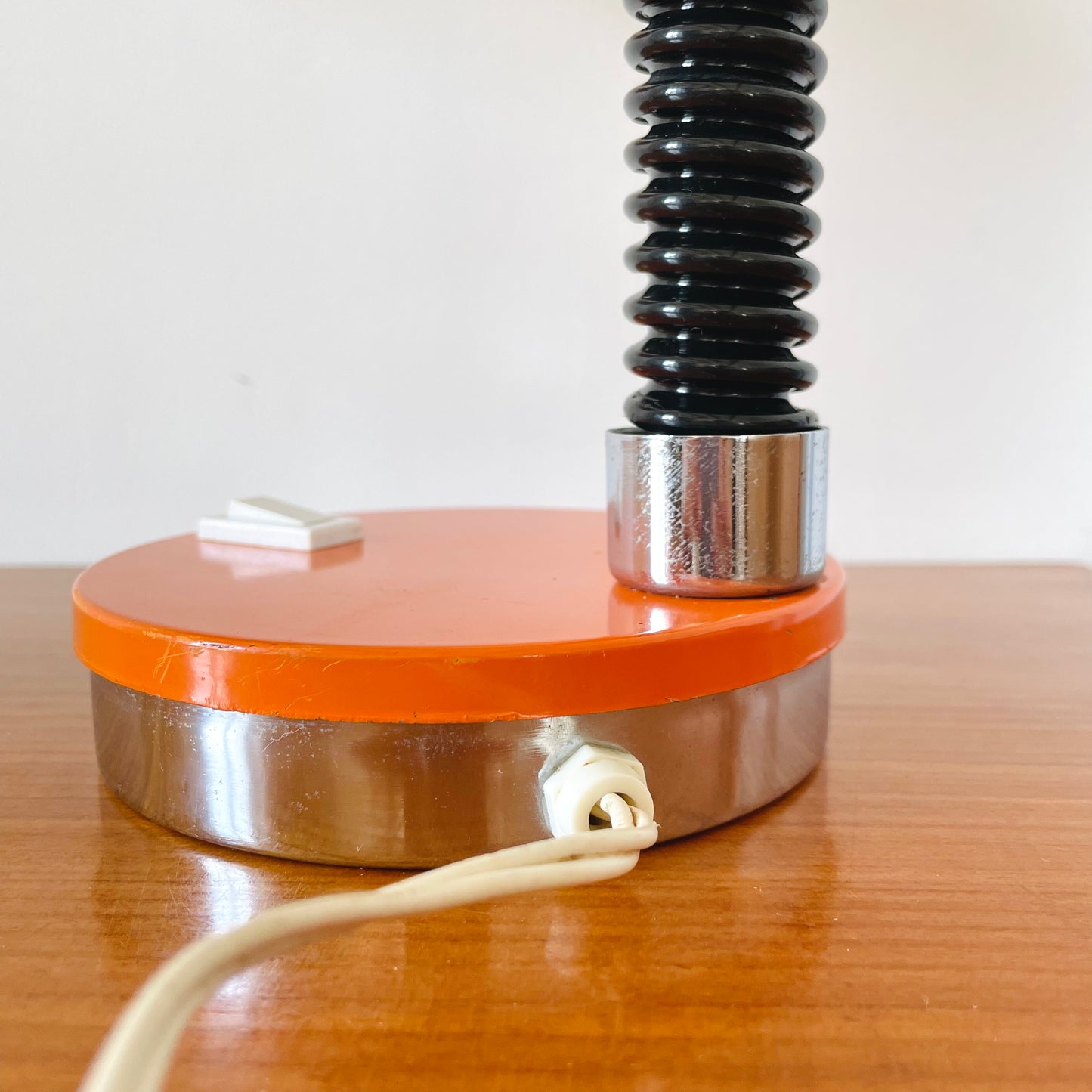 Lampe orange années 70