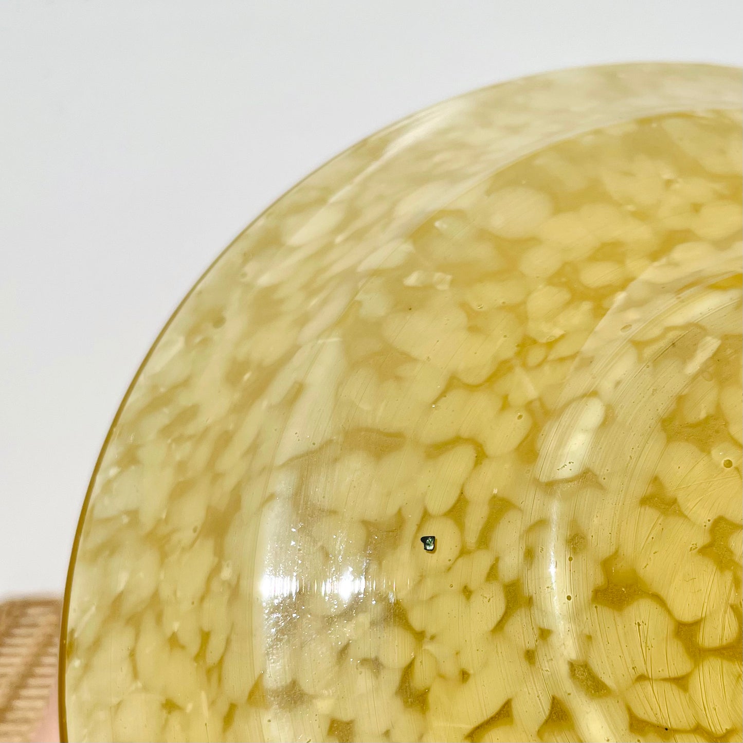 Lampe à poser en verre de Clichy
