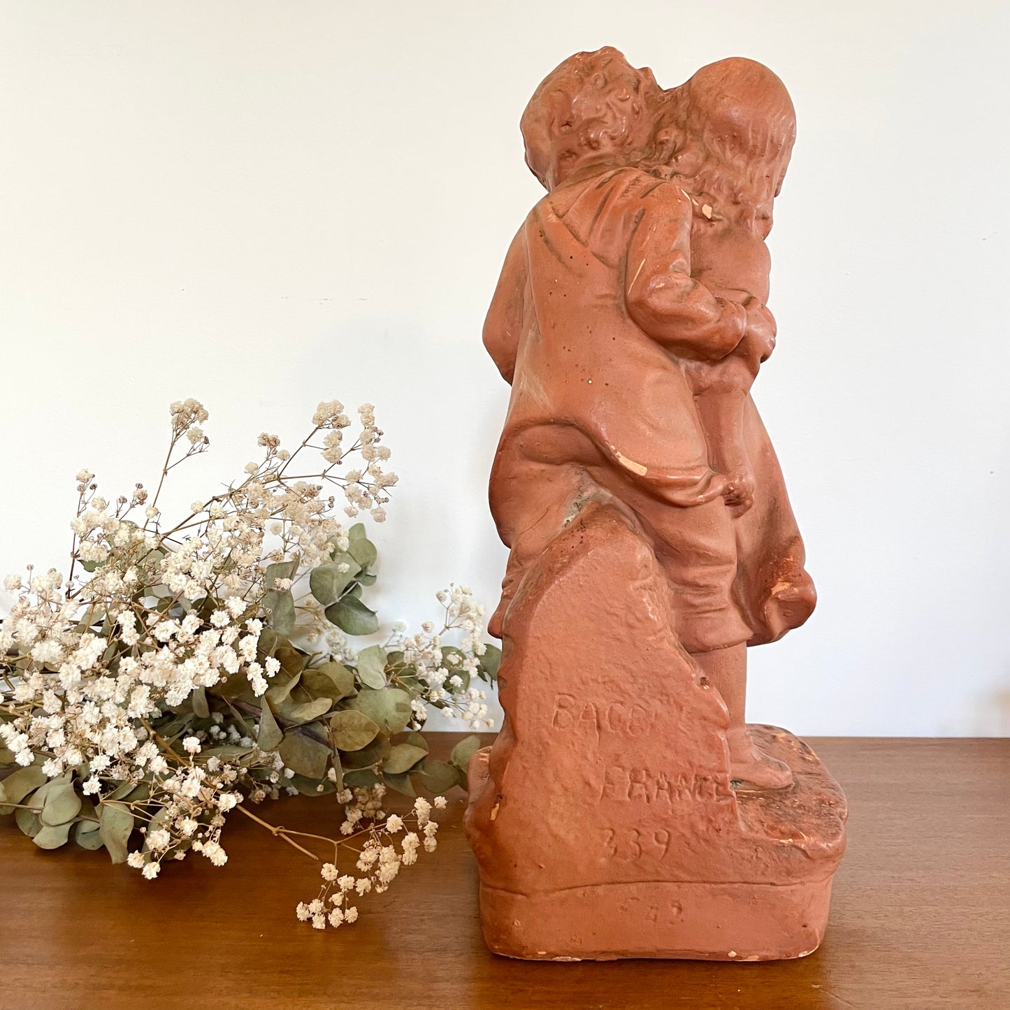 Statuette en plâtre Premier Amour