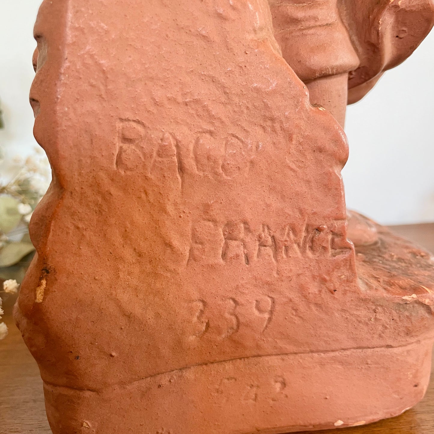 Statuette en plâtre Premier Amour