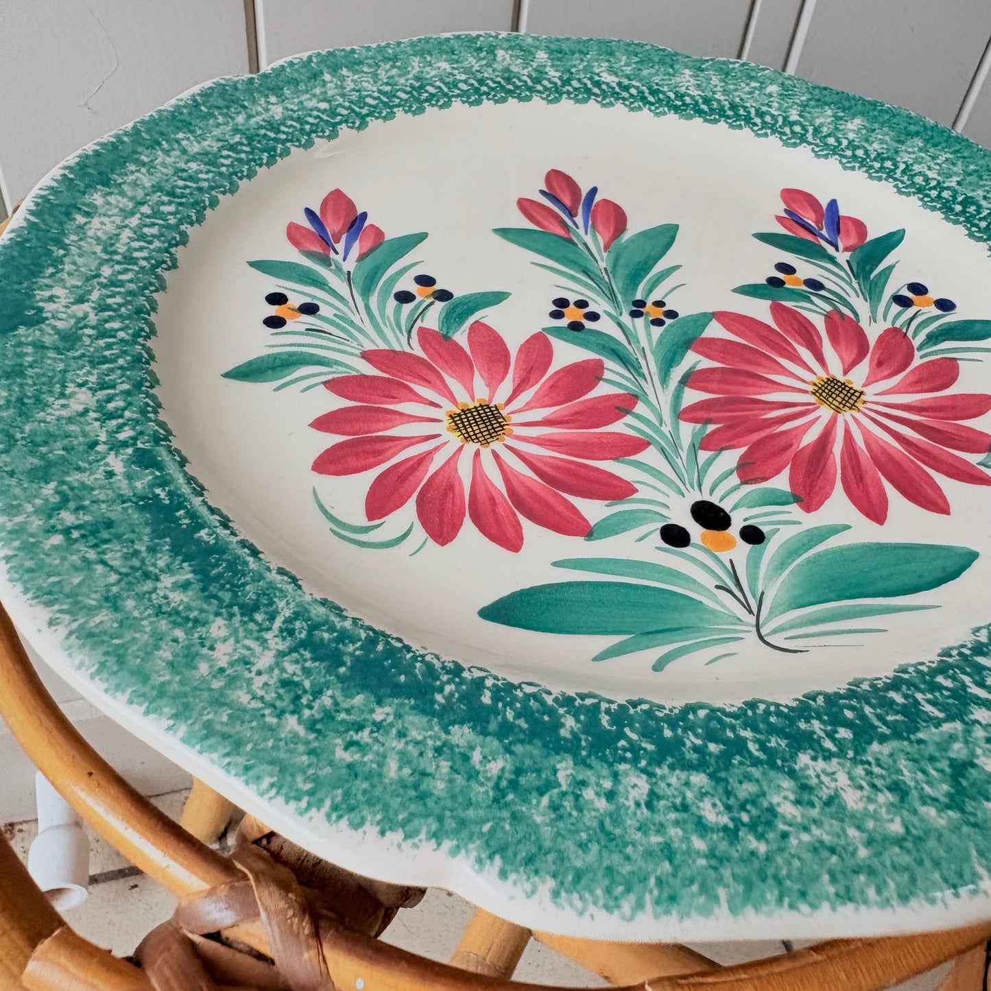Assiette Henriot Quimper bleue ou verte