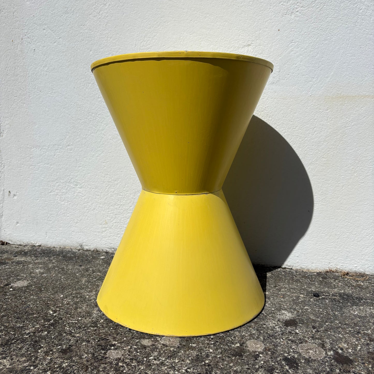 Tabouret diabolo jaune