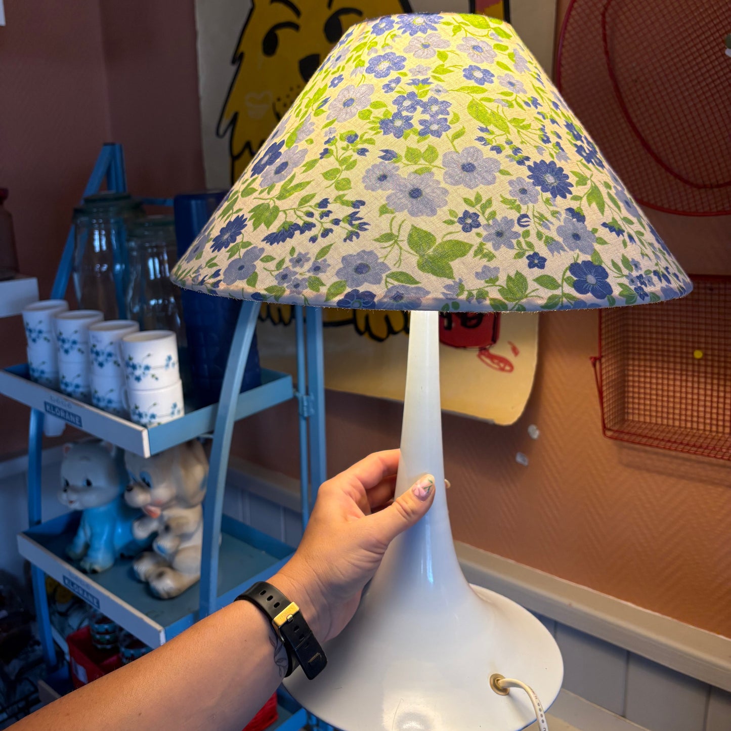 Lampe pied tulipe