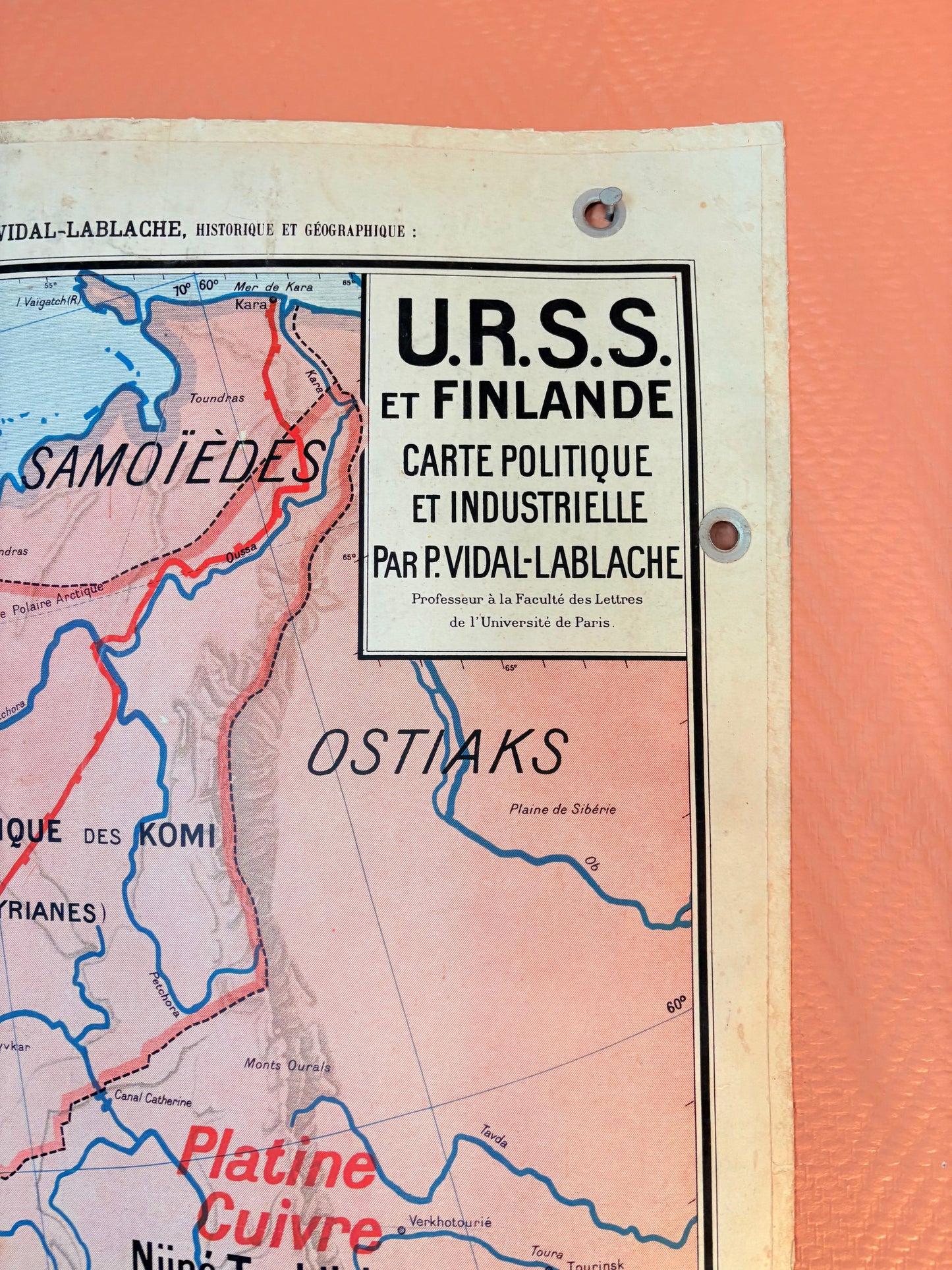 Carte scolaire URSS