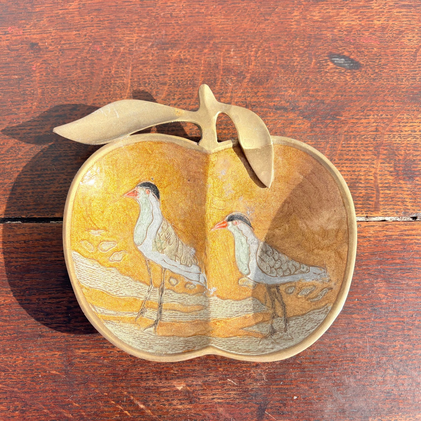 Vide poche pomme laiton