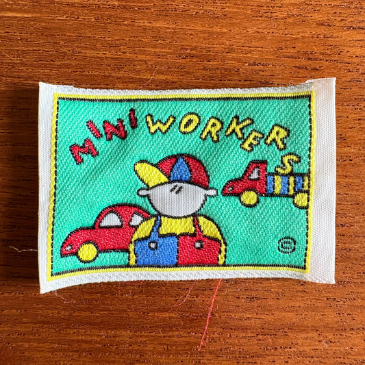 Patch vêtement Mini workers