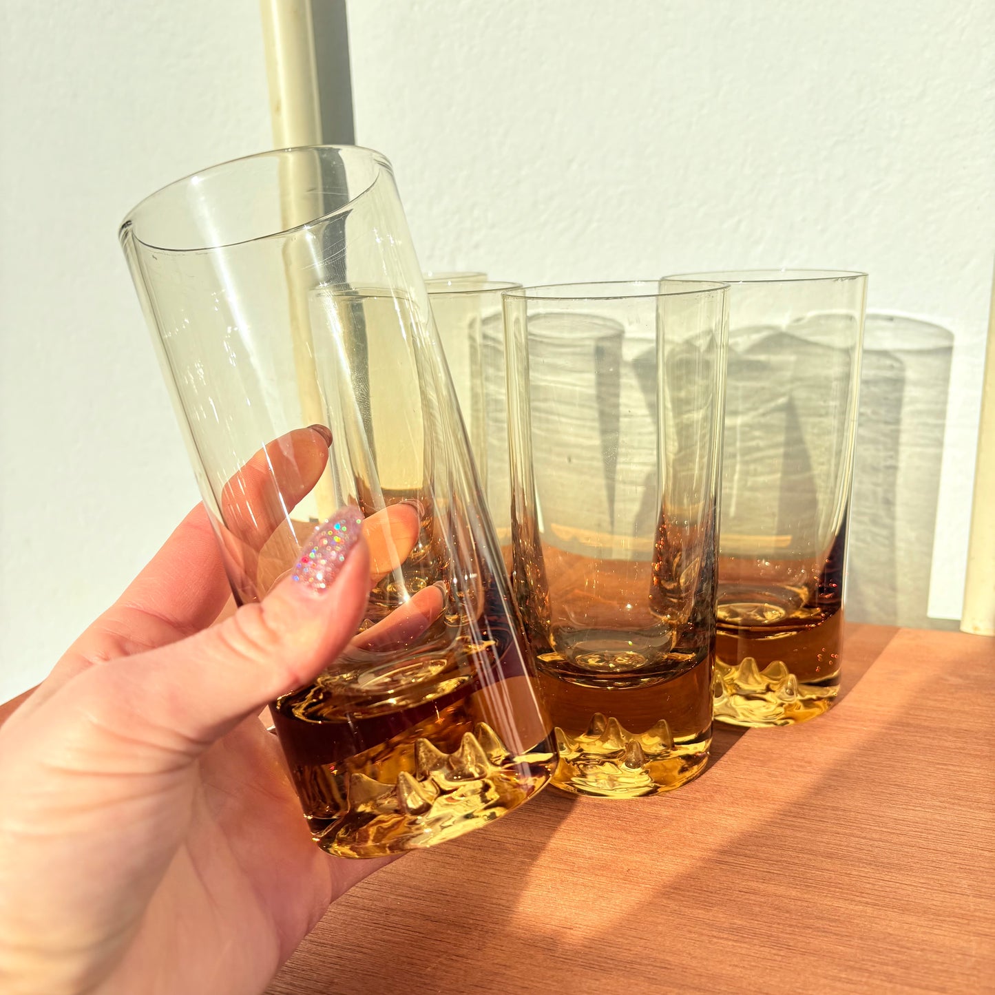 Lot de 5 verres italiens