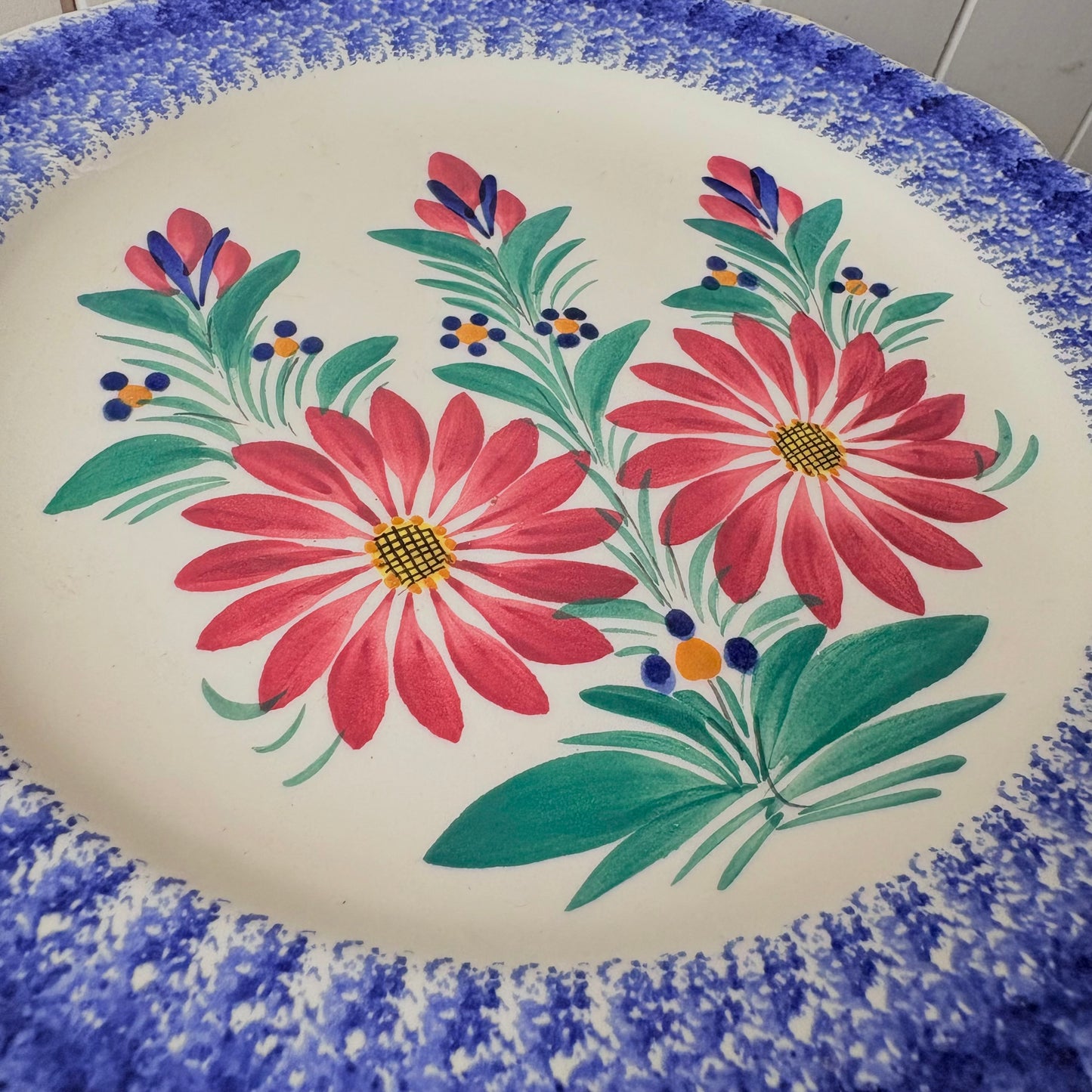 Assiette Henriot Quimper bleue ou verte