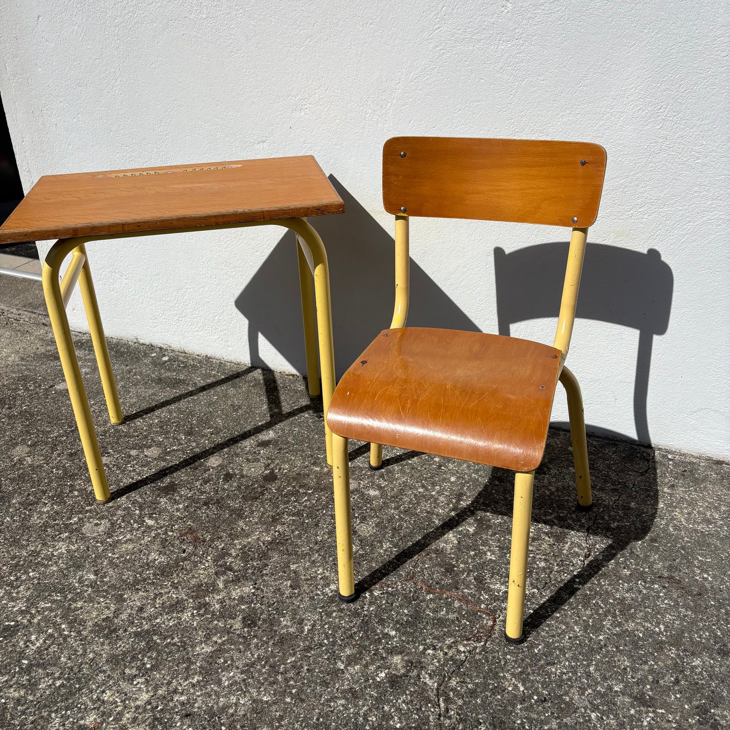 Ensemble d’écolier vintage