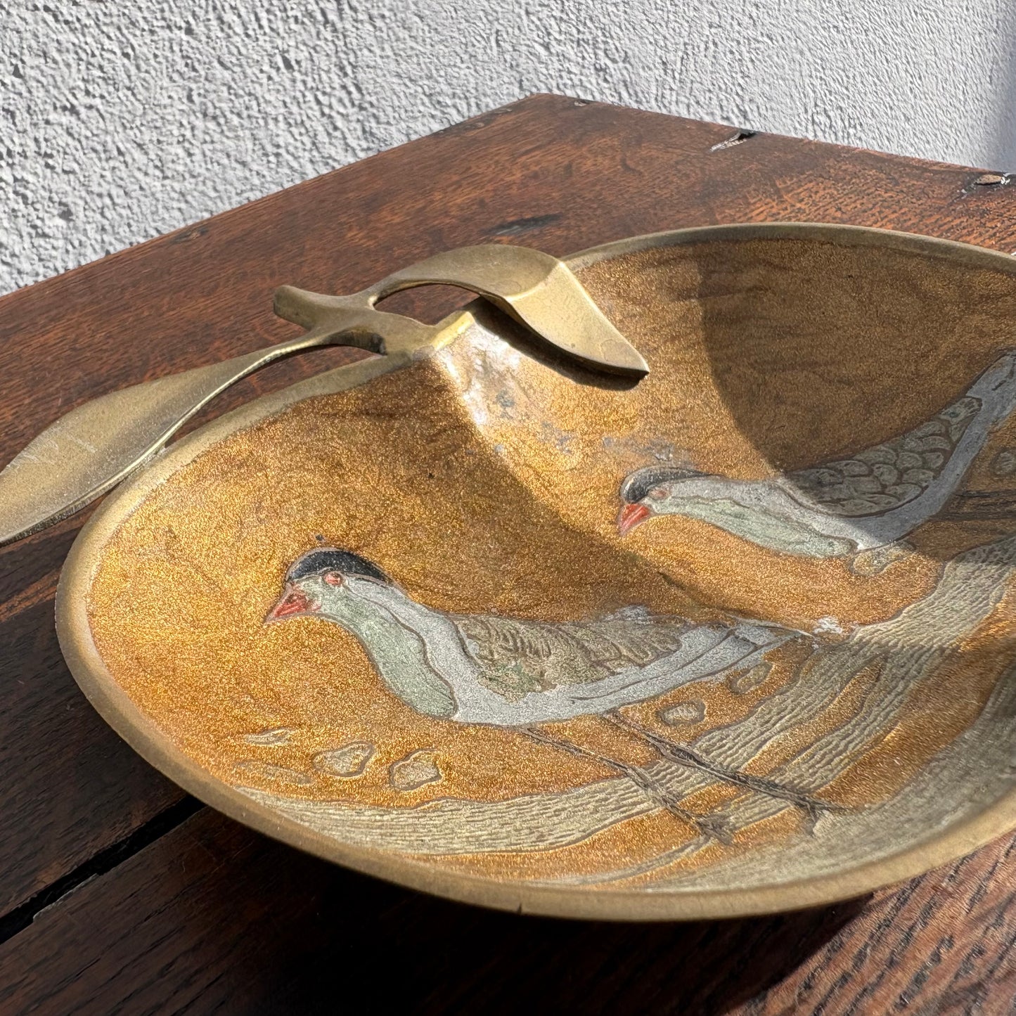 Vide poche pomme laiton