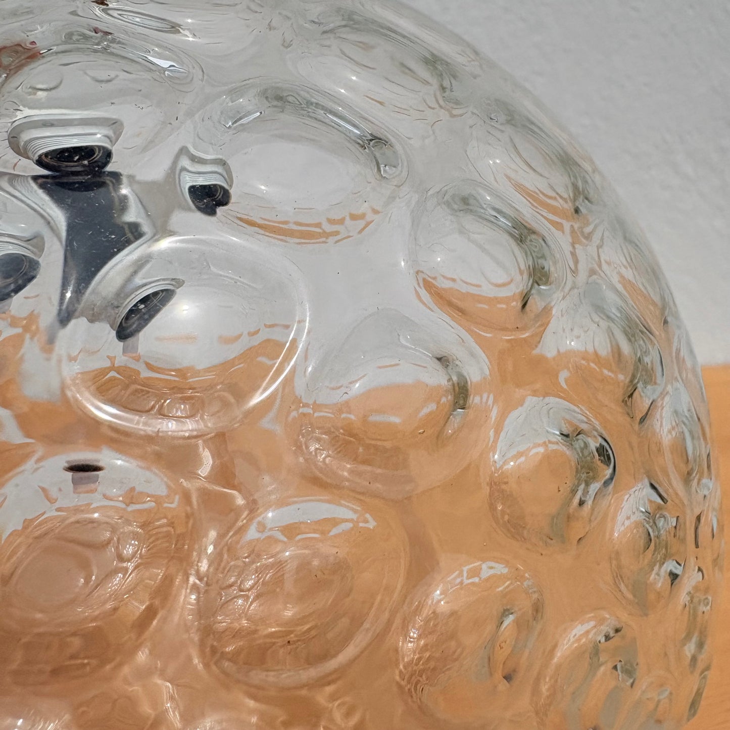 Suspension boule en verre