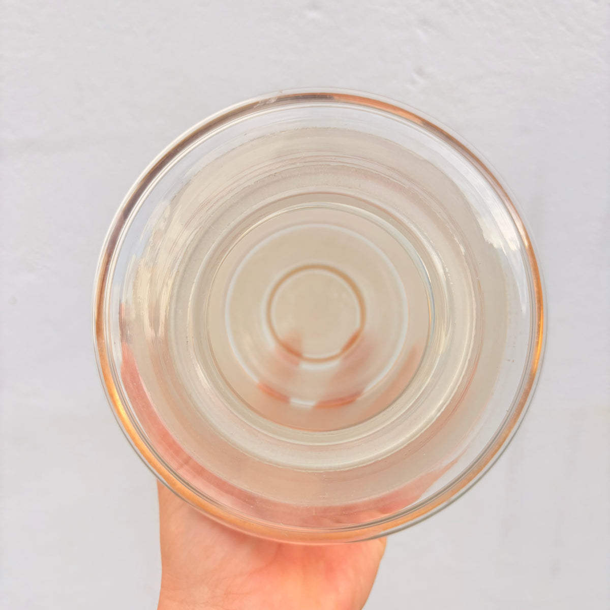 Verre de lampe art déco