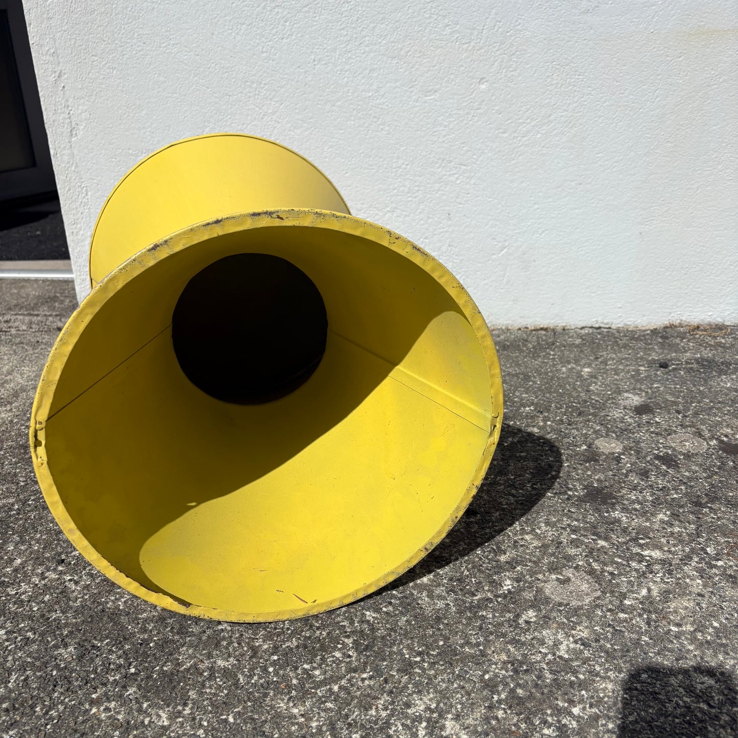 Tabouret diabolo jaune