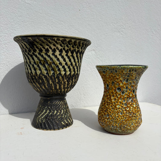 Lot de deux poteries anciennes