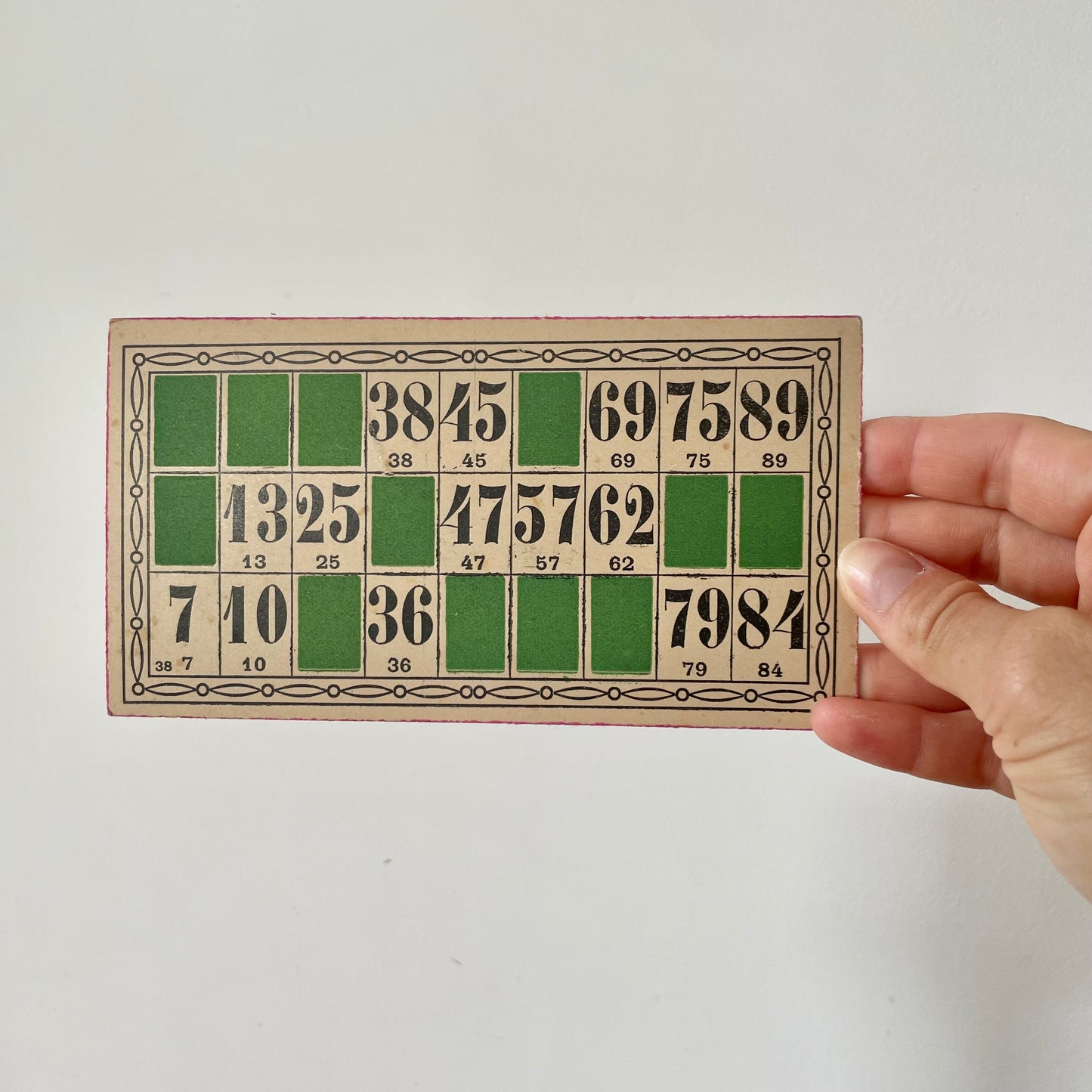 Jeu de loto ancien