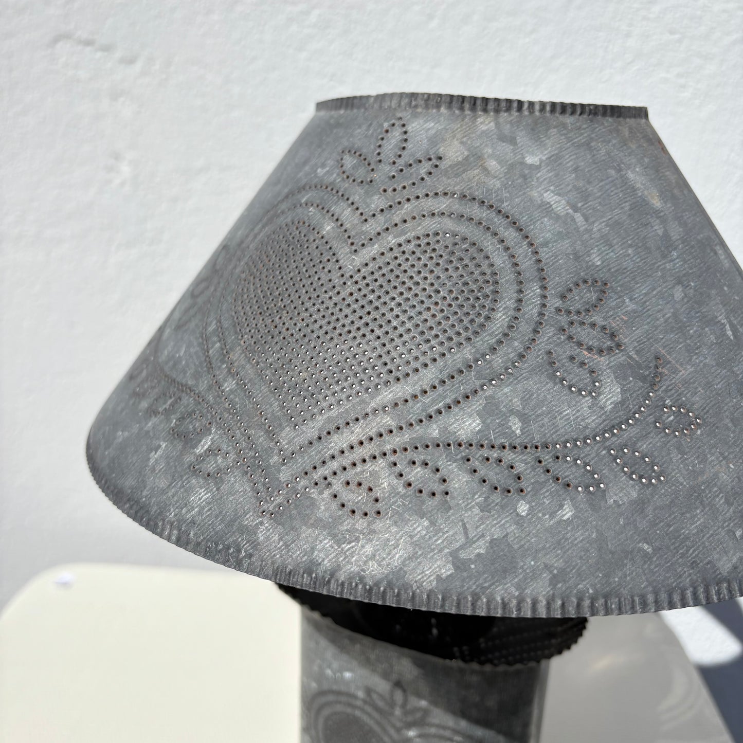 Lampe en zinc Argentine