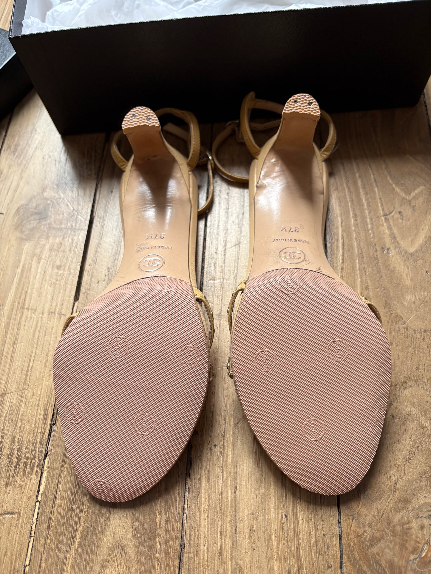 Sandales Chanel 37 1/2